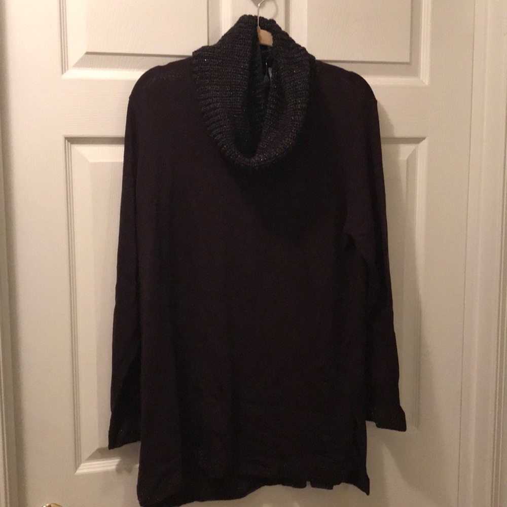 Apt. 9 2x dark purple long sleeve sweater